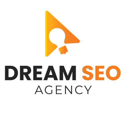Dream SEO Agency logo with a triangular light bulb icon.